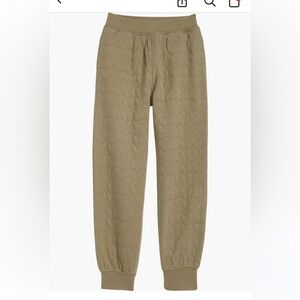 Treasure & Bond Kids’ Quilted Joggers (Big Kid) in Olive Aloe